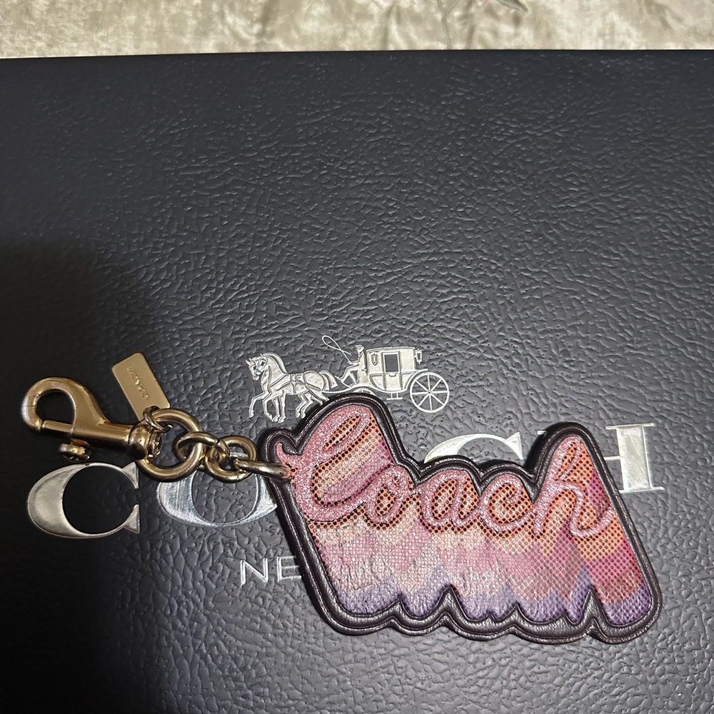 Coach Multicolor Keychain
